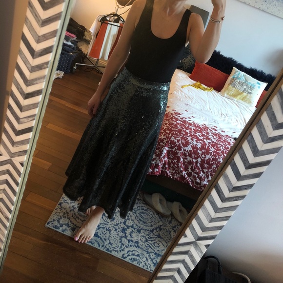 New with tags sequin midi skirt - Picture 6 of 7